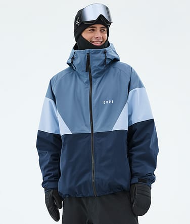 Spartan Snowboard Jacket Men Sport Blue Steel/Light Blue/Dark Blue