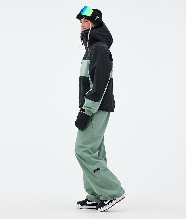 Spartan W Veste Snowboard Femme Stripe Black/Faded Green, Image 3 sur 8