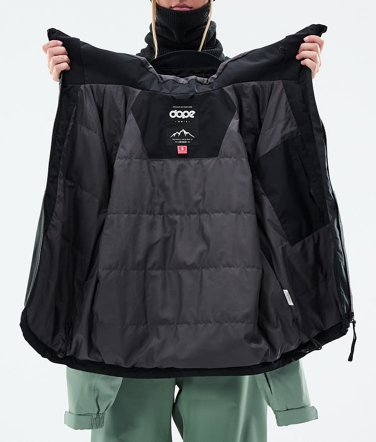 Spartan W Veste Snowboard Femme Stripe Black/Faded Green, Image 8 sur 8