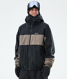 Dope Spartan Veste Snowboard Homme Stripe Black/Walnut