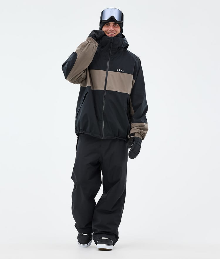 Spartan Chaqueta Snowboard Hombre Stripe Black/Walnut, Imagen 2 de 8