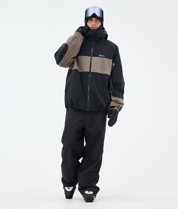 Spartan Skijacke Herren Stripe Black/Walnut, Bild 2 von 8