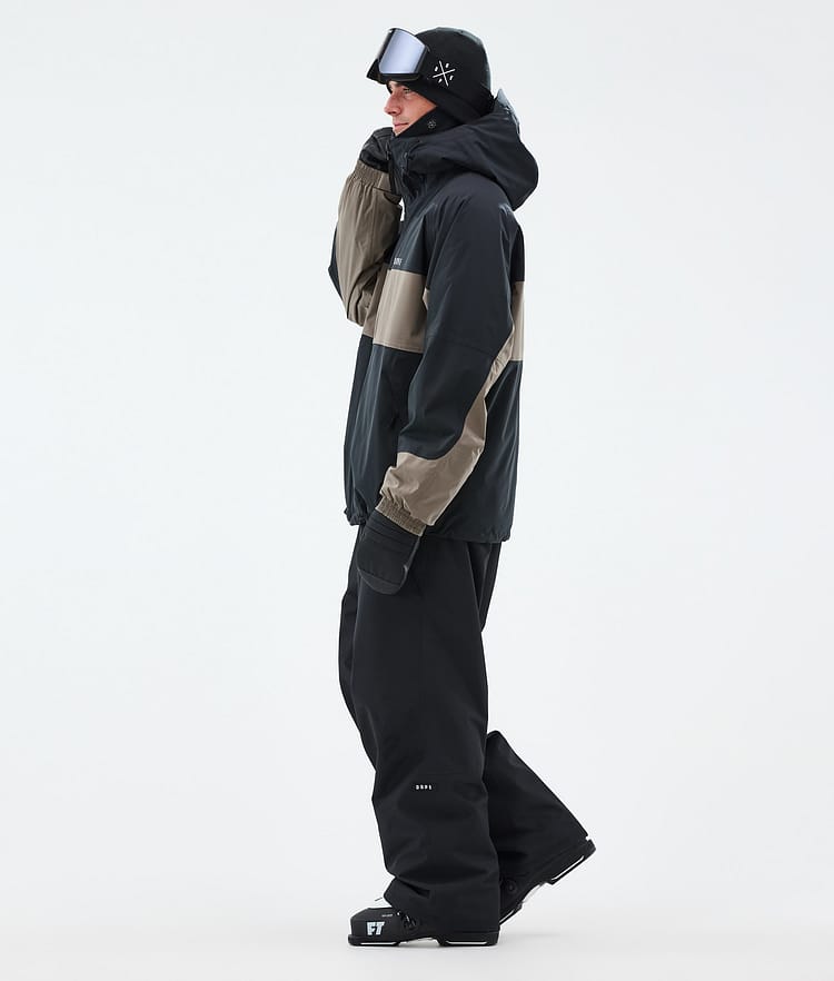Spartan Ski jas Heren Stripe Black/Walnut, Afbeelding 3 van 8