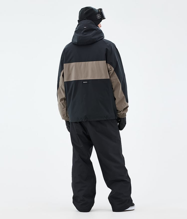Spartan Chaqueta Snowboard Hombre Stripe Black/Walnut, Imagen 4 de 8