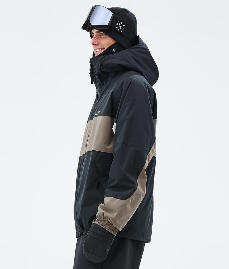 Spartan Chaqueta Snowboard Hombre Stripe Black/Walnut, Imagen 5 de 8