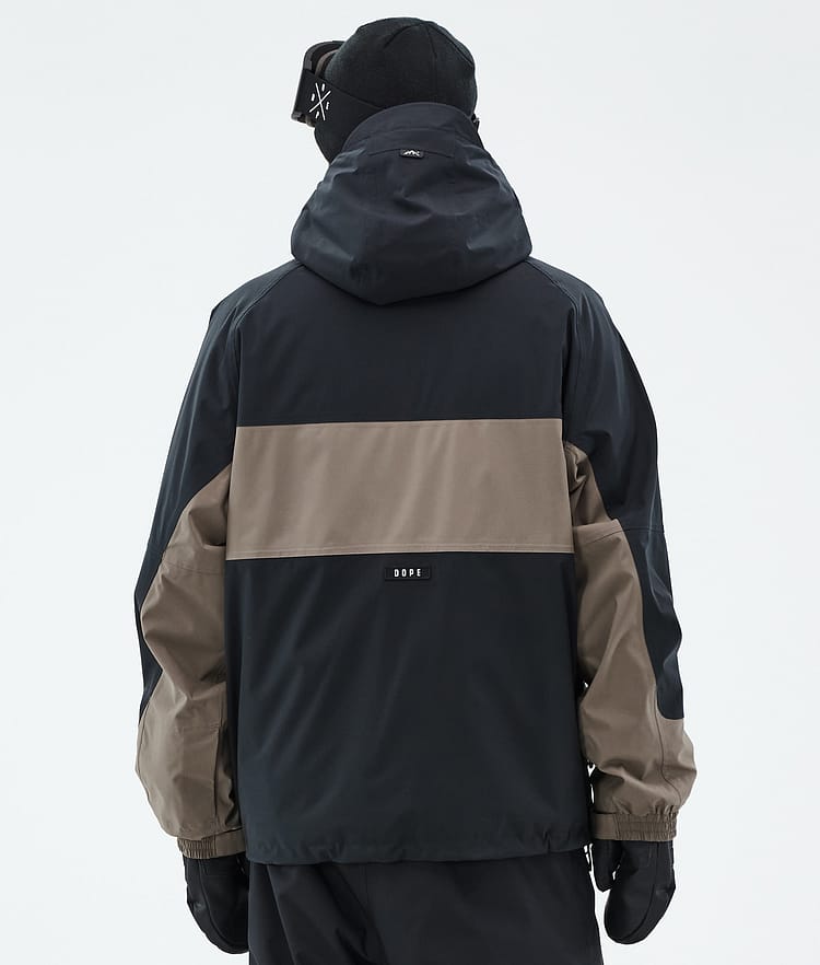 Spartan Ski jas Heren Stripe Black/Walnut, Afbeelding 6 van 8