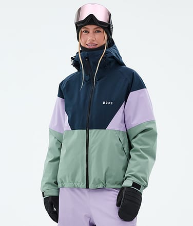 Spartan W Kurtka Snowboardowa Sport Dark Blue/Faded Violet/Faded Green