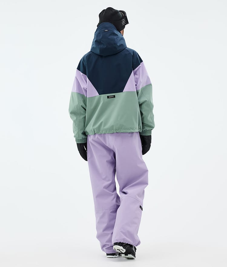 Spartan W Manteau Ski Femme Sport Dark Blue/Faded Violet/Faded Green, Image 4 sur 8