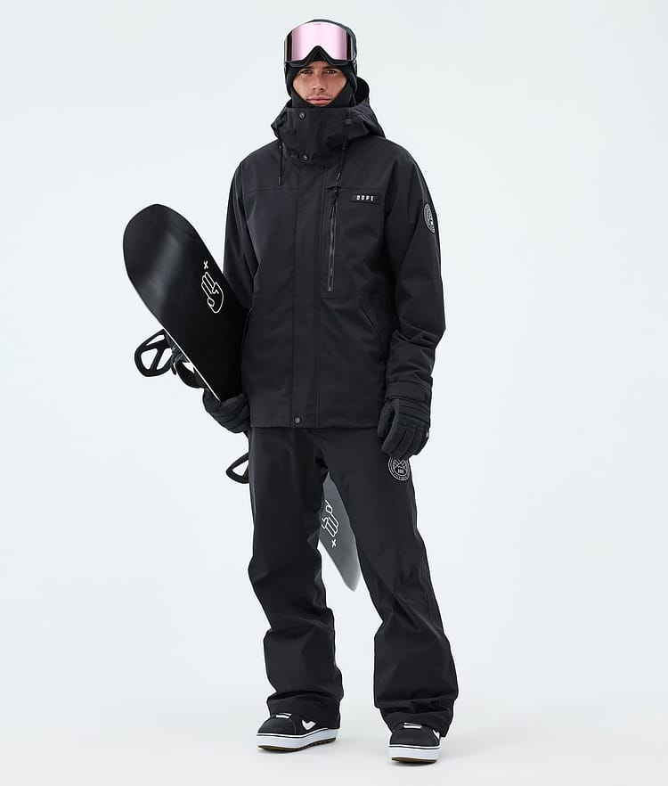 Blizzard Full Zip Snowboardjakke Herre Black, Image 2 of 9