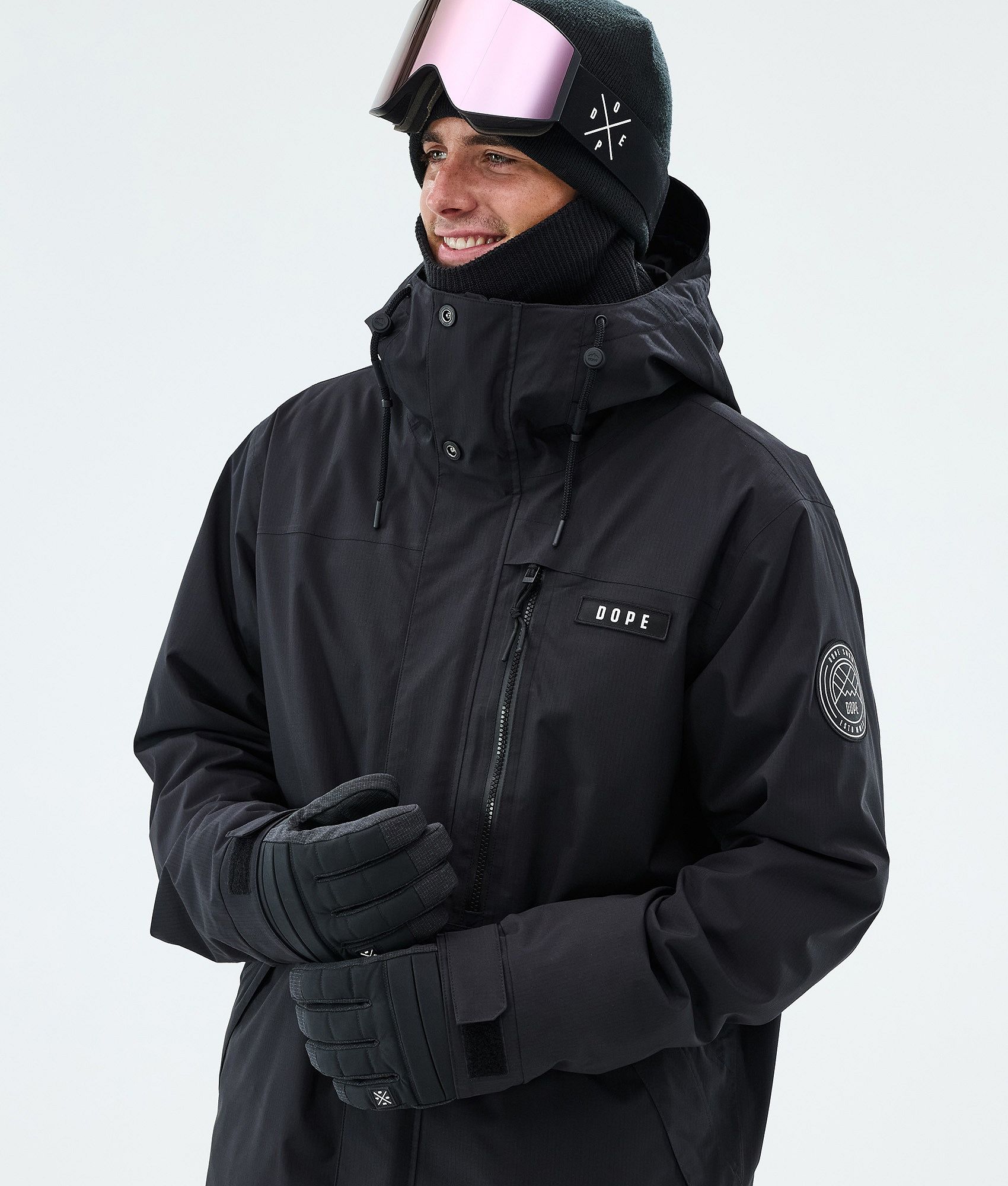 Dope Blizzard Full Zip スノーボードジャケット メンズ Black