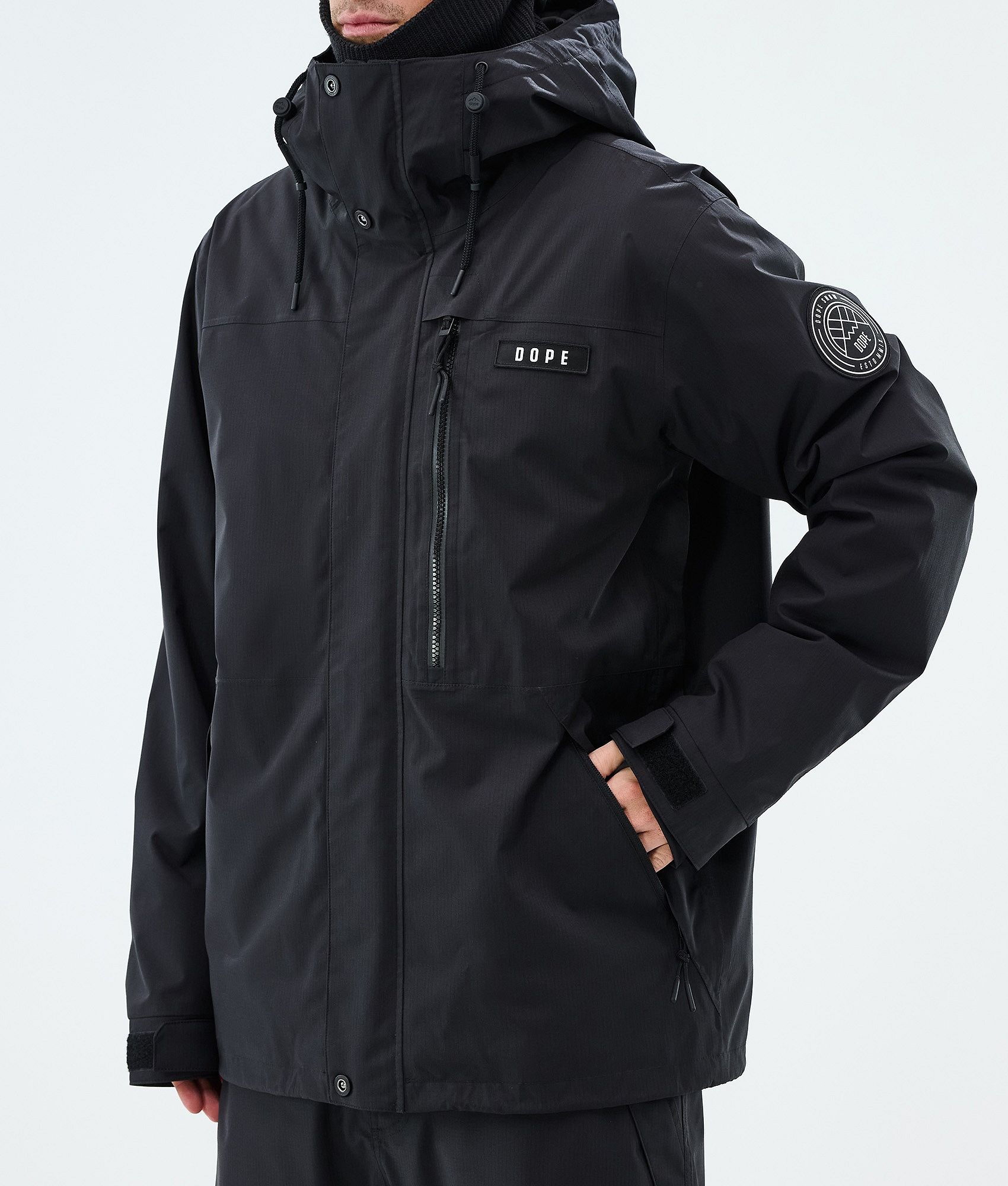 Dope Blizzard Full Zip スノーボードジャケット メンズ Black