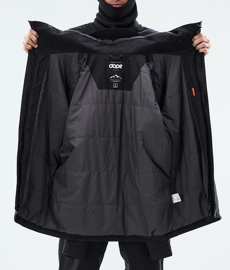 Blizzard Full Zip Snowboardjakke Herre Black, Image 9 of 9