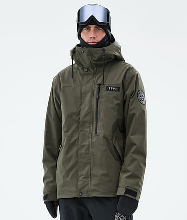 Blizzard Full Zip Veste Snowboard Homme Olive Green