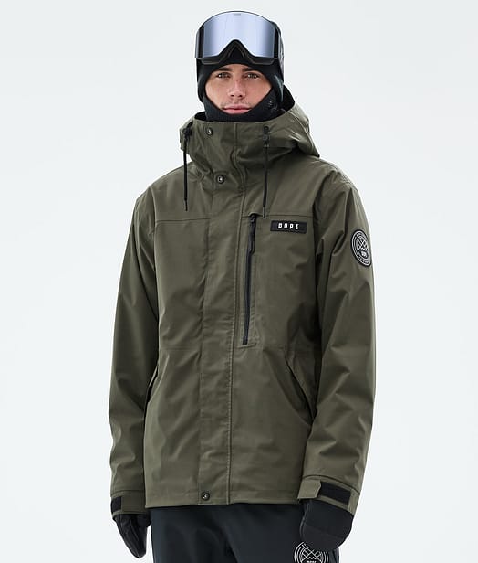 Blizzard Full Zip Chaqueta Snowboard Hombre Olive Green