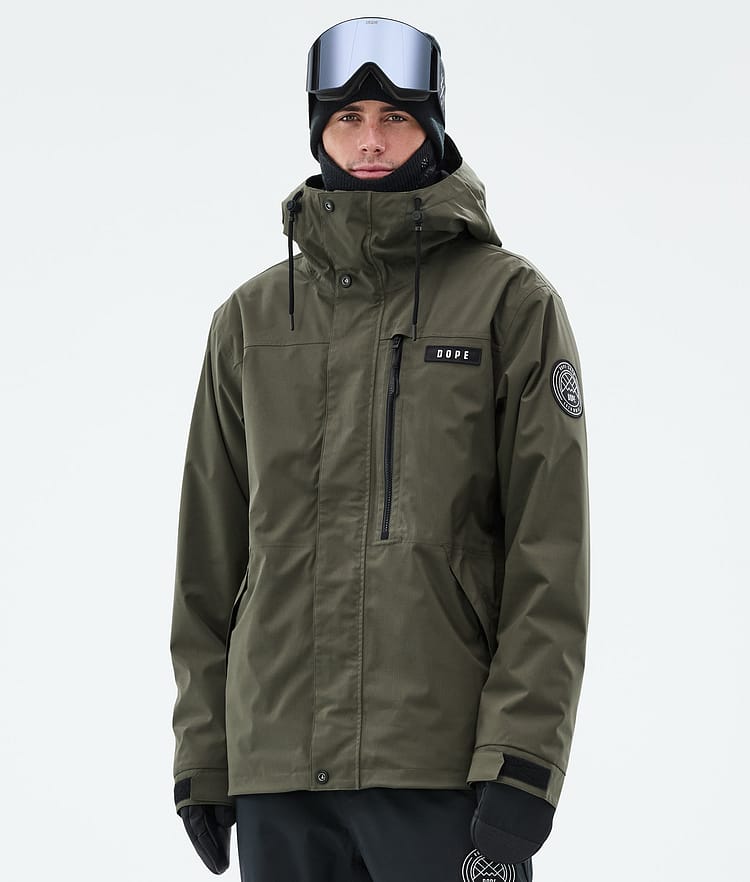 Blizzard Full Zip Veste Snowboard Homme Olive Green, Image 1 sur 9