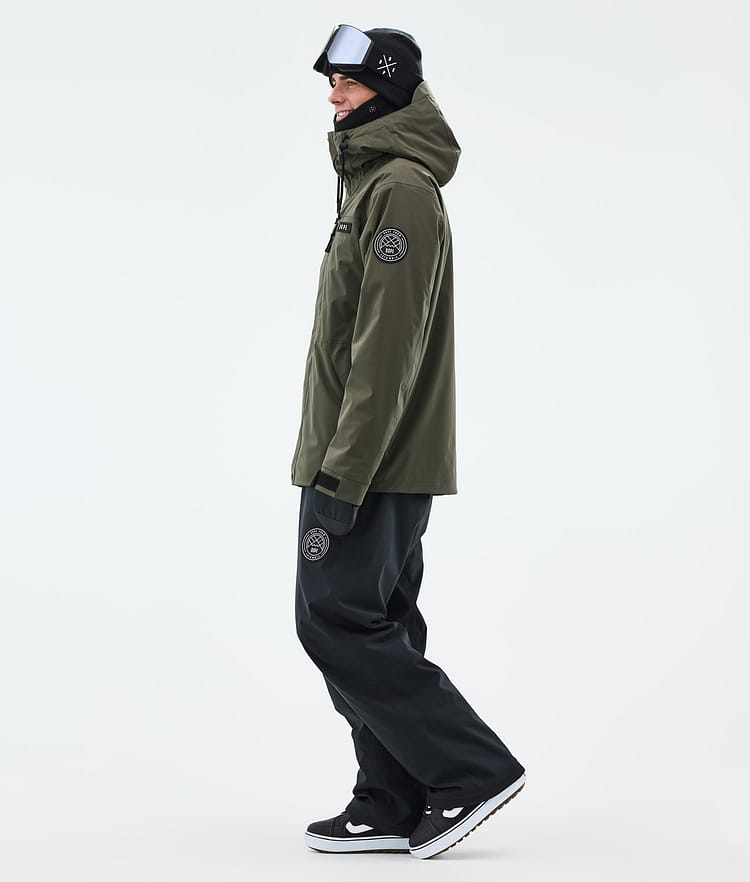 Blizzard Full Zip Veste Snowboard Homme Olive Green, Image 3 sur 9