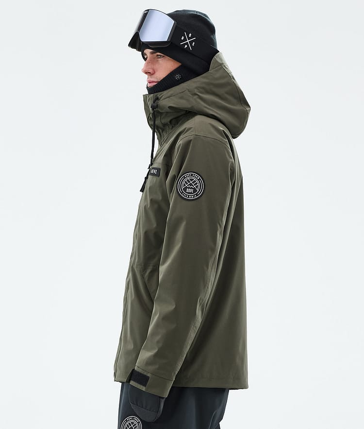 Blizzard Full Zip Veste Snowboard Homme Olive Green, Image 5 sur 9