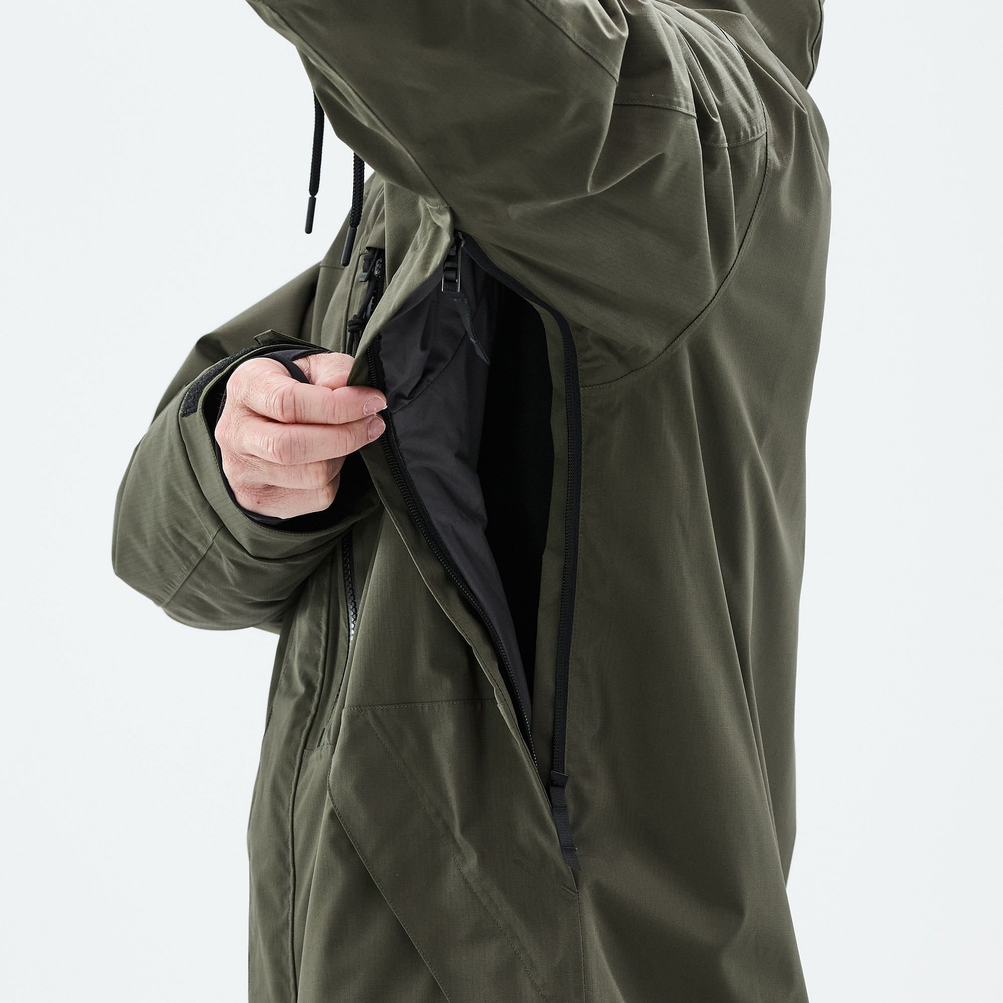 Dope Blizzard Full Zip スキージャケット メンズ Olive Green