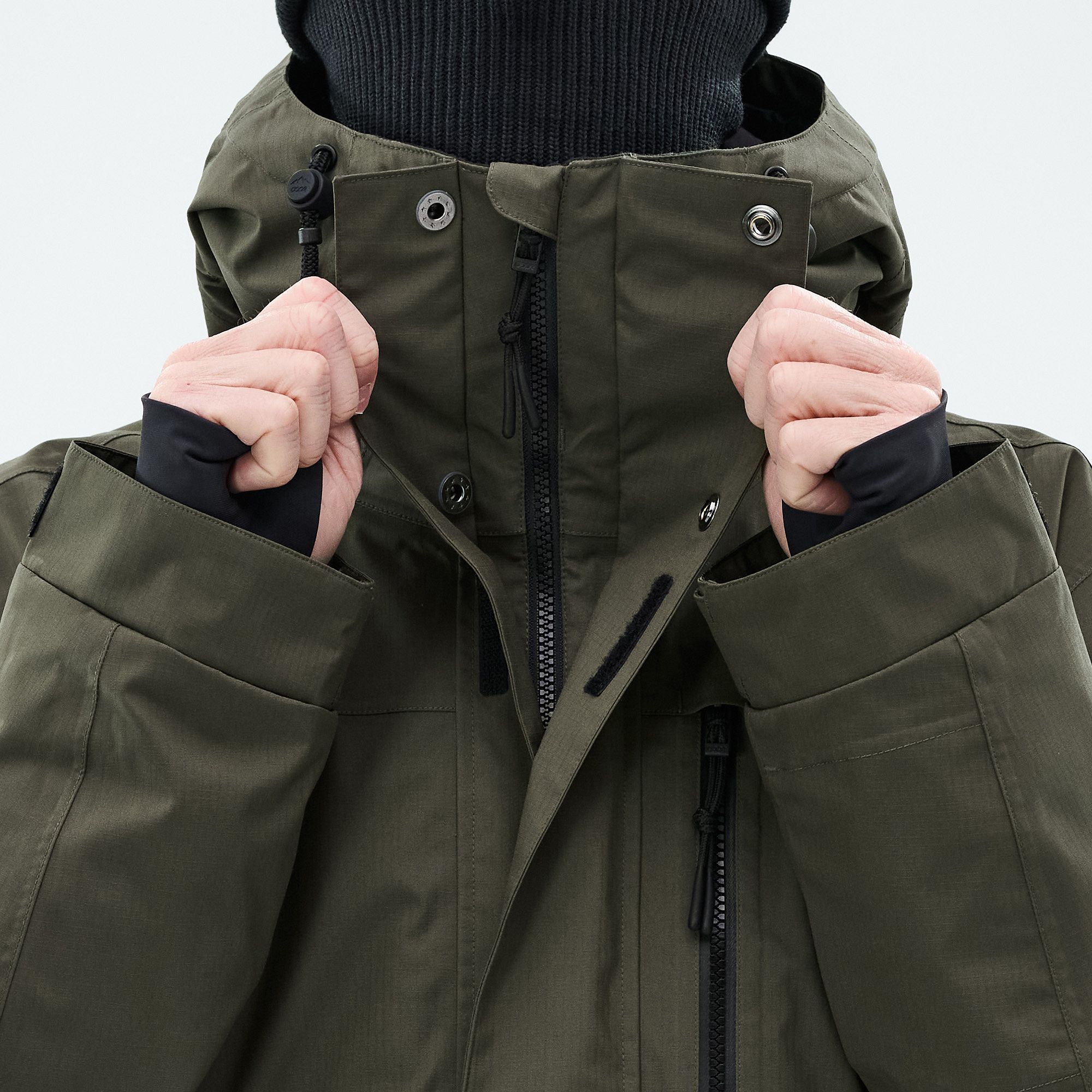 Dope Blizzard Full Zip スキージャケット メンズ Olive Green
