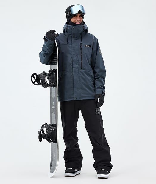 Blizzard Full Zip Outfit Snowboard Metal Blue/Black