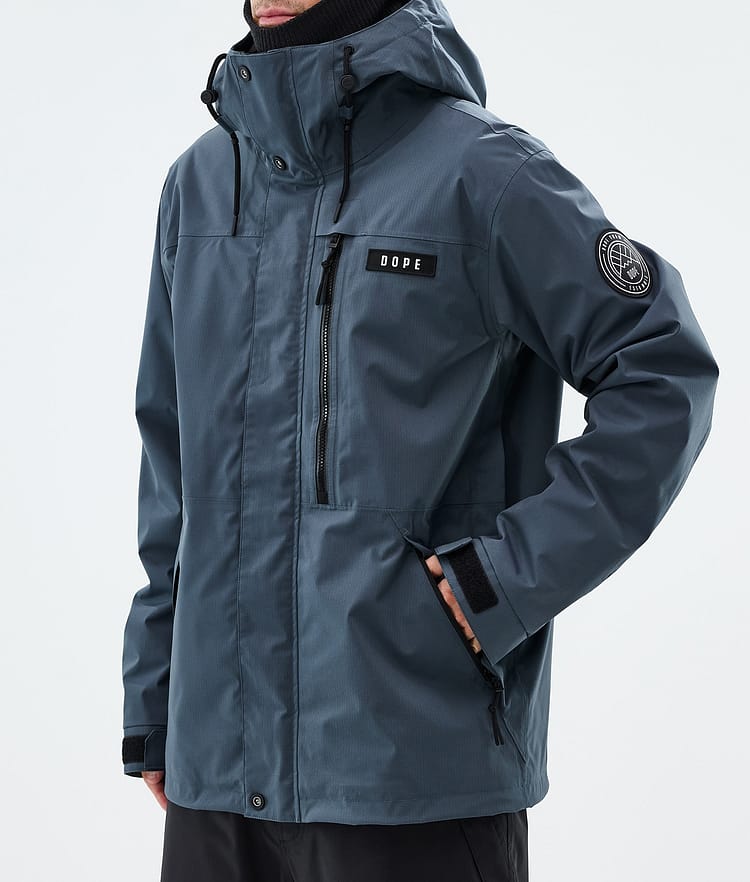 Blizzard Full Zip Snowboard Jacket Men Metal Blue, Image 8 of 10