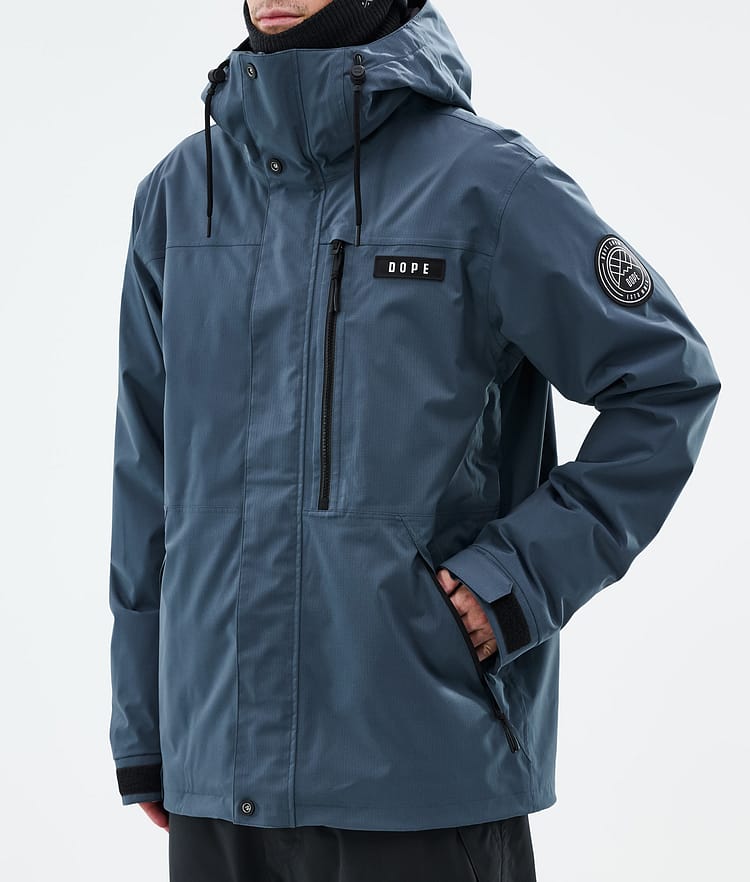 Blizzard Full Zip Snowboard Jacket Men Metal Blue, Image 8 of 10
