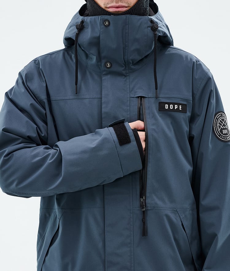 Blizzard Full Zip Snowboard Jacket Men Metal Blue, Image 9 of 10