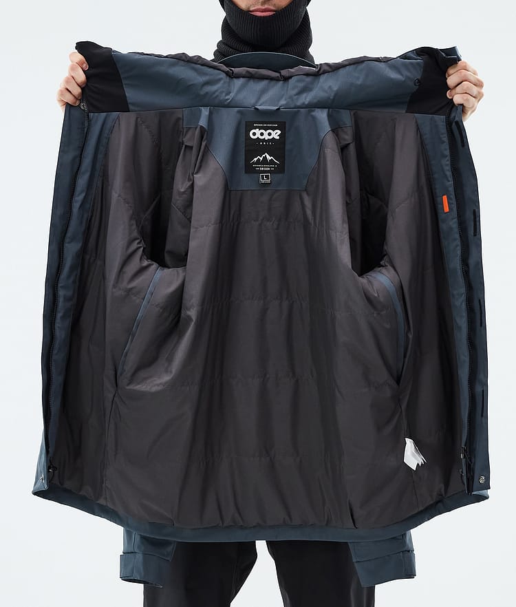Blizzard Full Zip Snowboard Jacket Men Metal Blue, Image 10 of 10