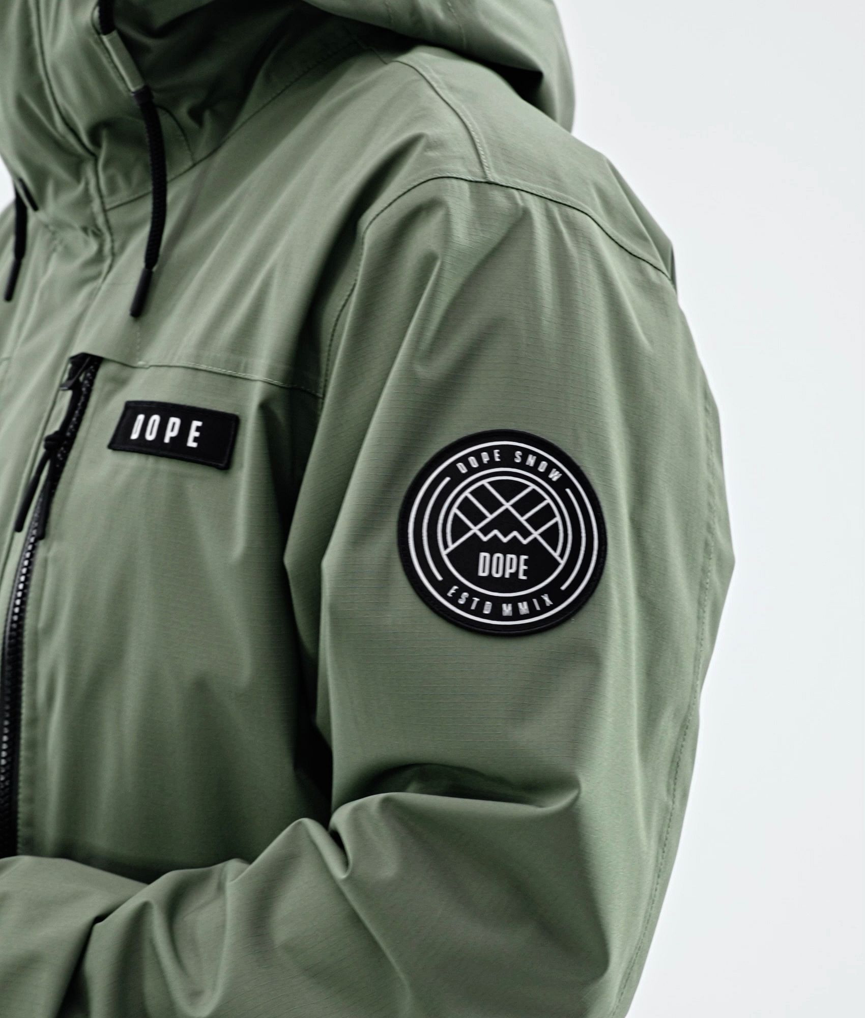 Dope Blizzard Full Zip スノーボードジャケット メンズ Moss Green