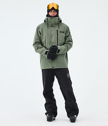 Blizzard Full Zip Ski Outfit Men Moss Green/Black