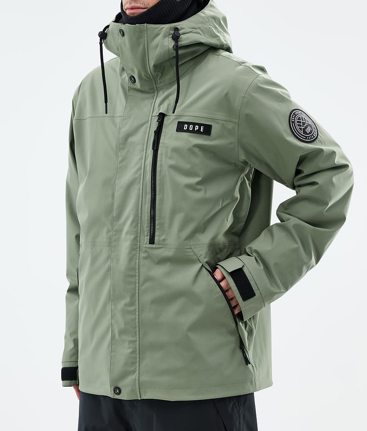 Blizzard Full Zip Snowboard Jacket Men Moss Green, Image 7 of 9