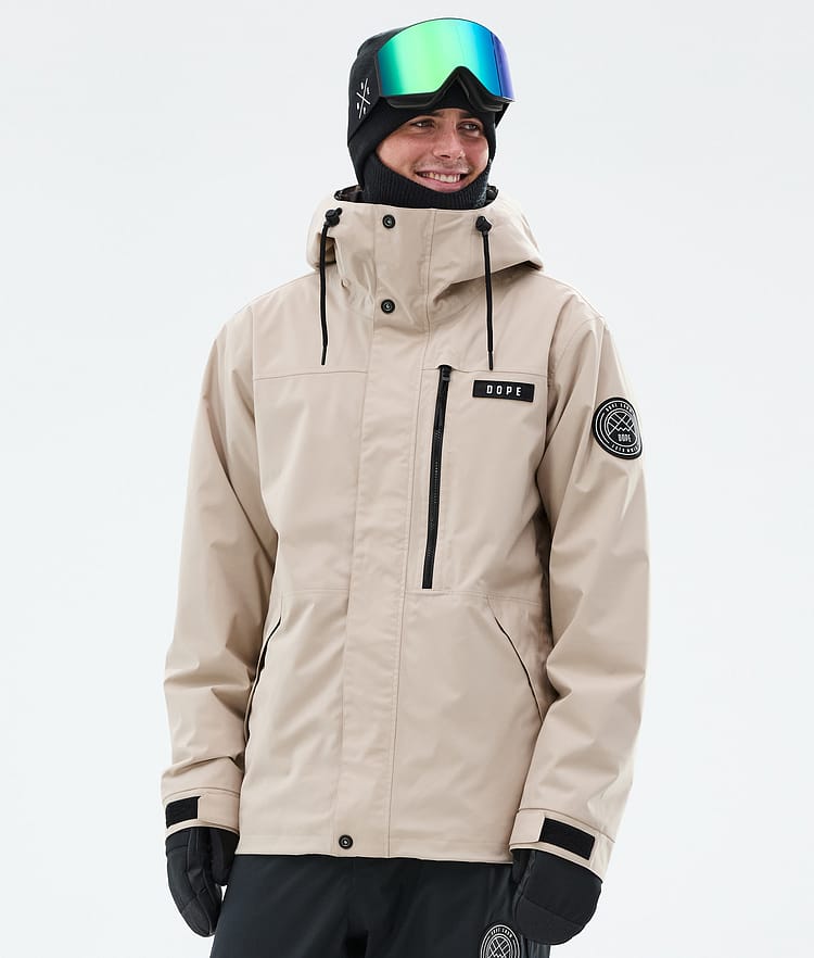 Blizzard Full Zip Snowboard Jacket Men Sand, Image 1 of 9