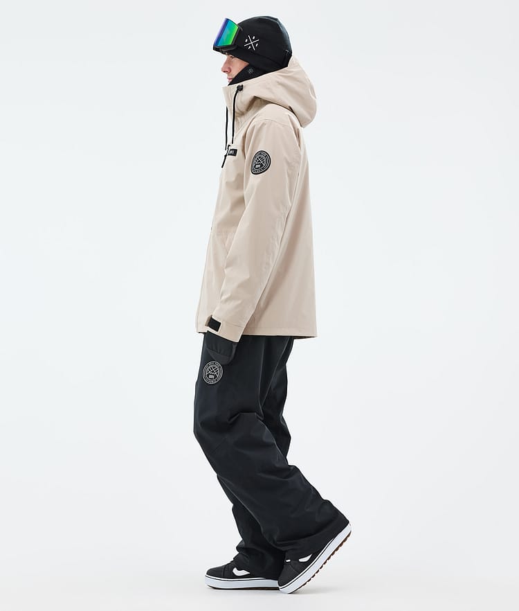 Blizzard Full Zip Snowboard Jacket Men Sand, Image 3 of 9