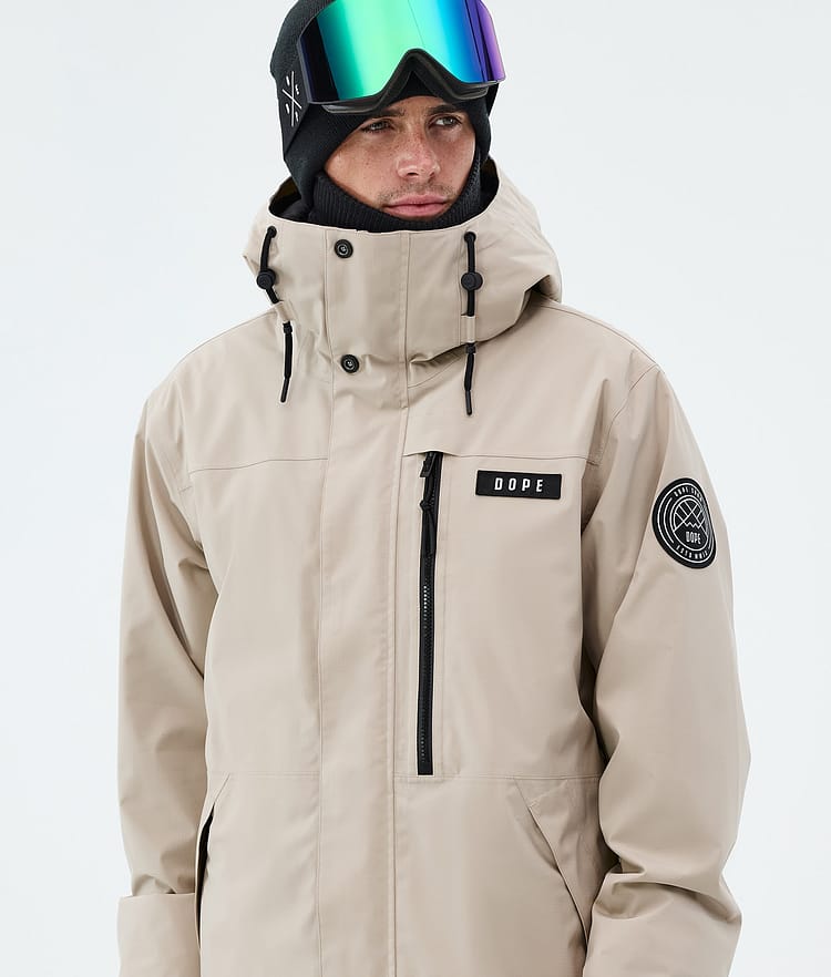 Blizzard Full Zip Ski Jacket Men Sand, Image 4 of 9