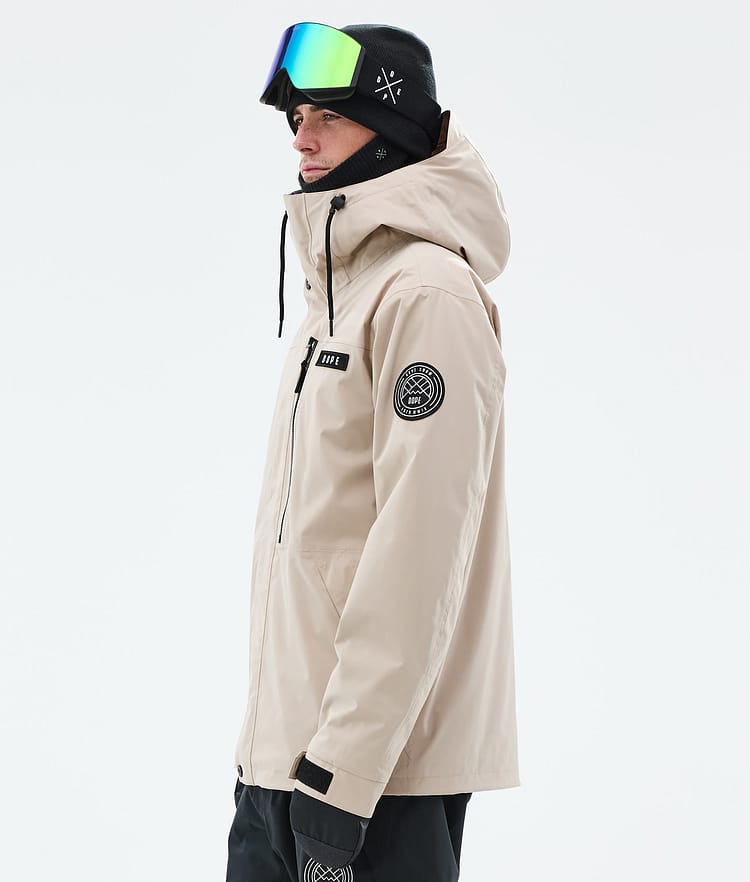 Blizzard Full Zip Snowboard Jacket Men Sand, Image 5 of 9
