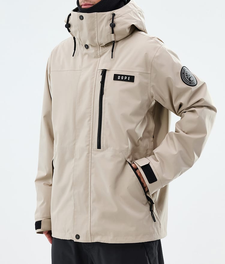 Blizzard Full Zip Ski Jacket Men Sand, Image 7 of 9