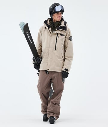 Blizzard Full Zip Ski Outfit Men Sand/Walnut