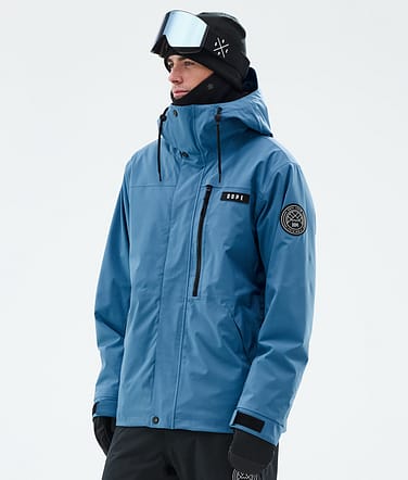 Blizzard Full Zip Veste Snowboard Homme Blue Steel