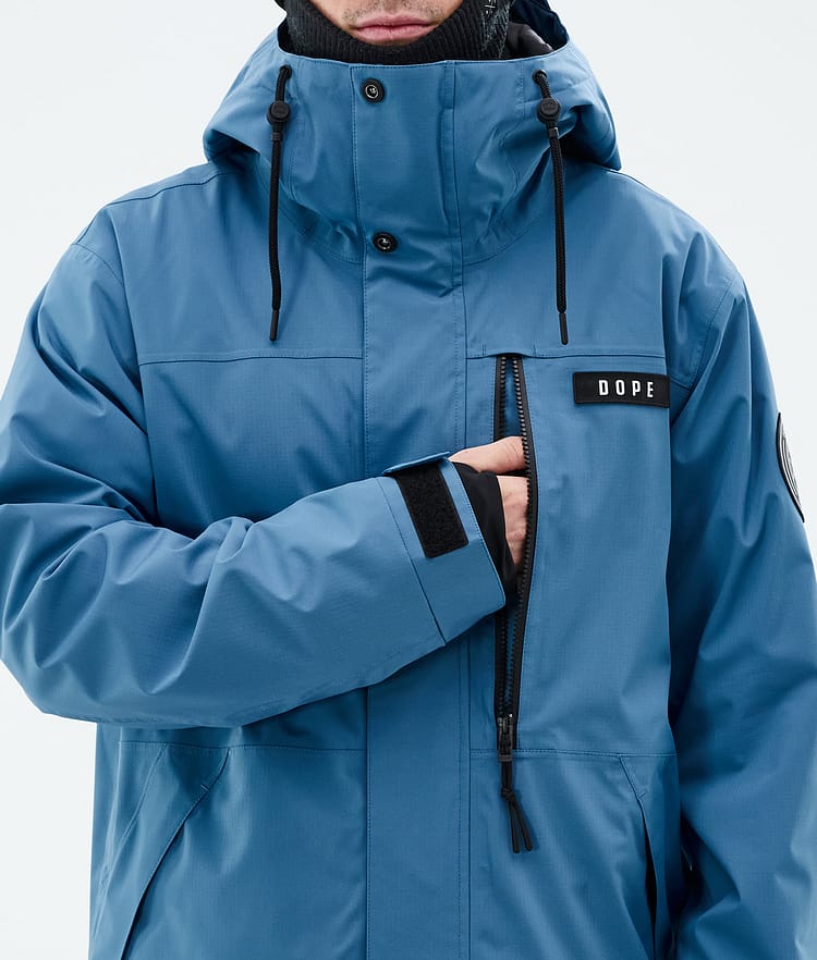 Blizzard Full Zip Veste Snowboard Homme Blue Steel, Image 8 sur 9
