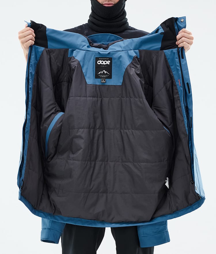 Blizzard Full Zip Veste Snowboard Homme Blue Steel, Image 9 sur 9