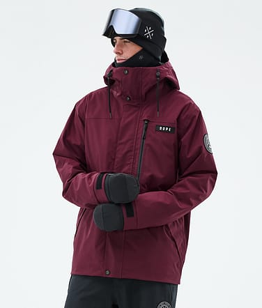 Blizzard Full Zip Veste Snowboard Homme Burgundy