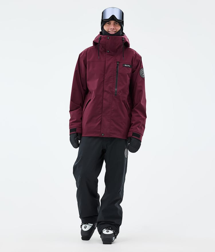 Blizzard Full Zip Ski Jacket Men Burgundy, Image 3 of 10