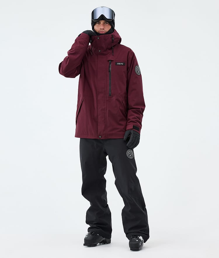 Blizzard Full Zip Skijacke Herren Burgundy, Image 2 of 9