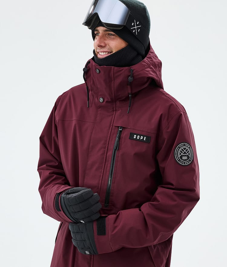 Blizzard Full Zip Skijacke Herren Burgundy, Image 4 of 9