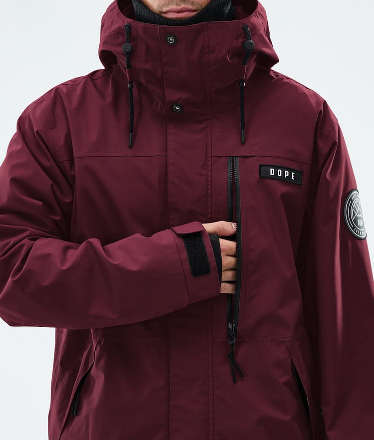 Blizzard Full Zip Snowboard jas Heren Burgundy, Image 8 of 9