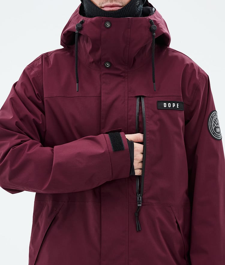 Blizzard Full Zip Veste Snowboard Homme Burgundy, Image 9 sur 10
