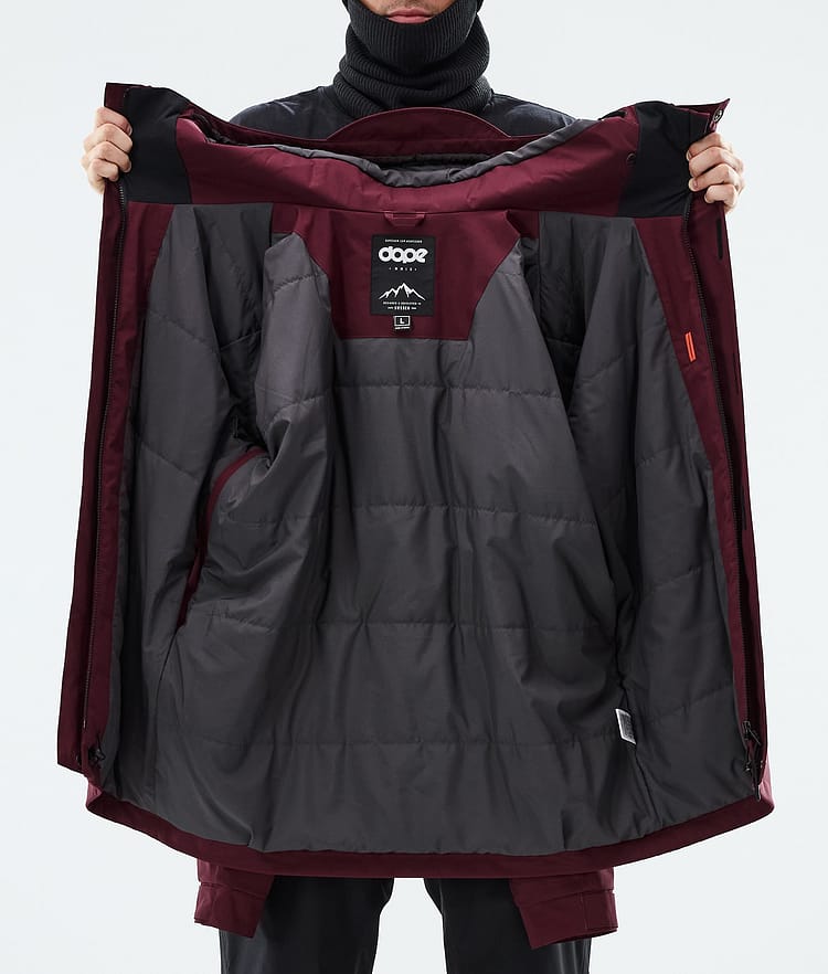Blizzard Full Zip Snowboard jas Heren Burgundy, Image 9 of 9