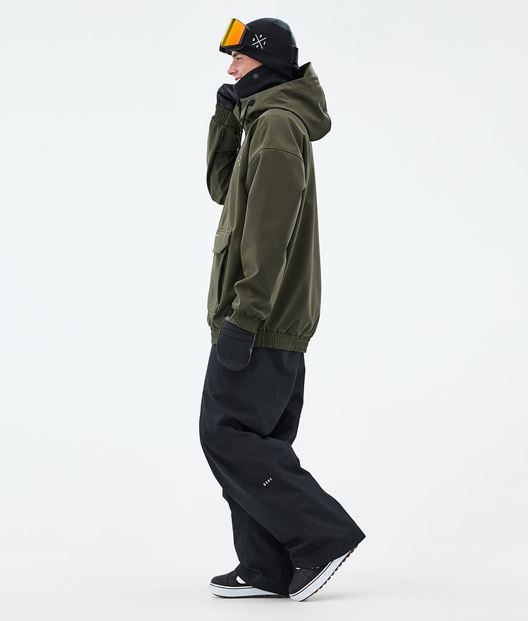 Cyclone Snowboard Jacket Men Olive Green, Image 3 of 8