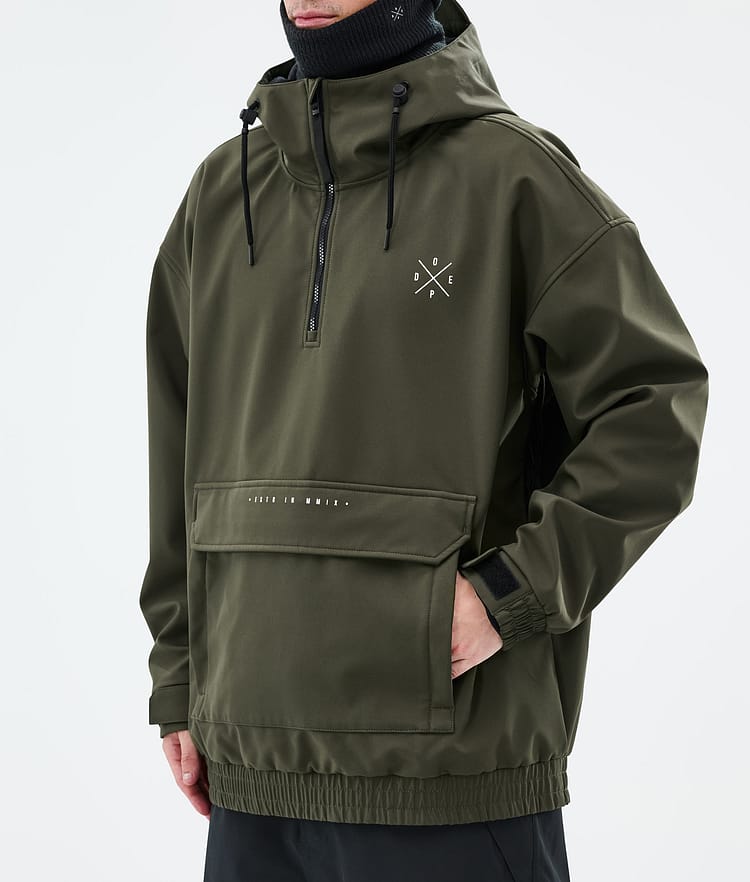 Cyclone Snowboard Jacket Men Olive Green, Image 7 of 8
