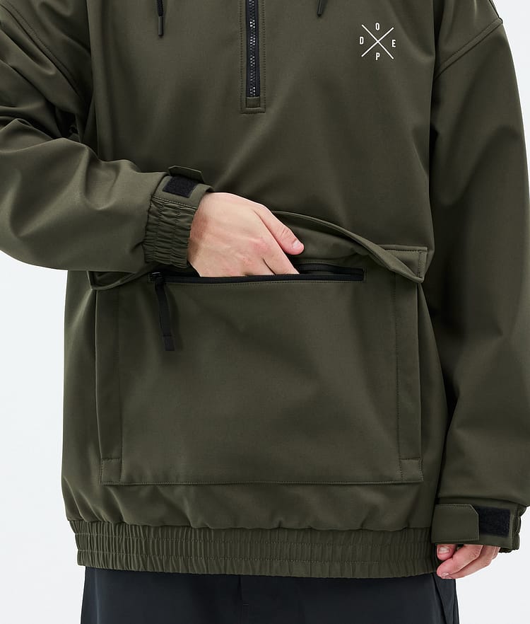 Cyclone Snowboard Jacket Men Olive Green, Image 8 of 8